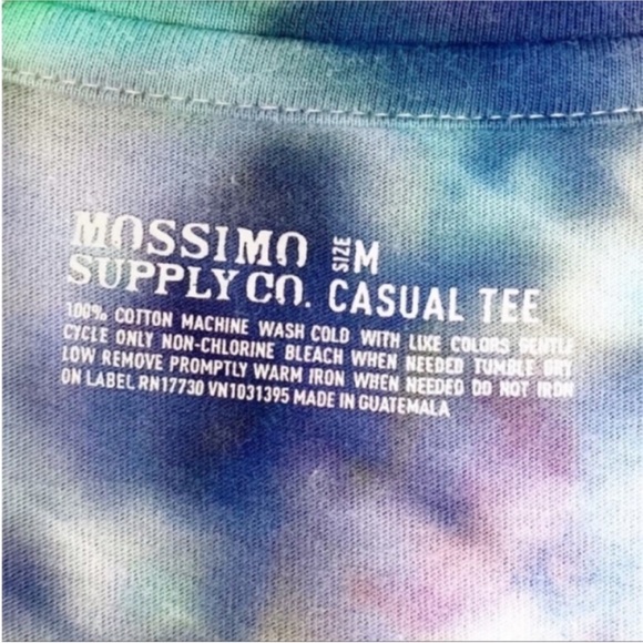 MOSSIMO Custom Tie Dye fitted T-shirt M - Picture 8 of 9